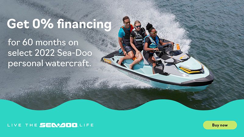 Sea-Doo PWC - Get Financing As Low As 0% for 60 Months on 2022 And Prior Models