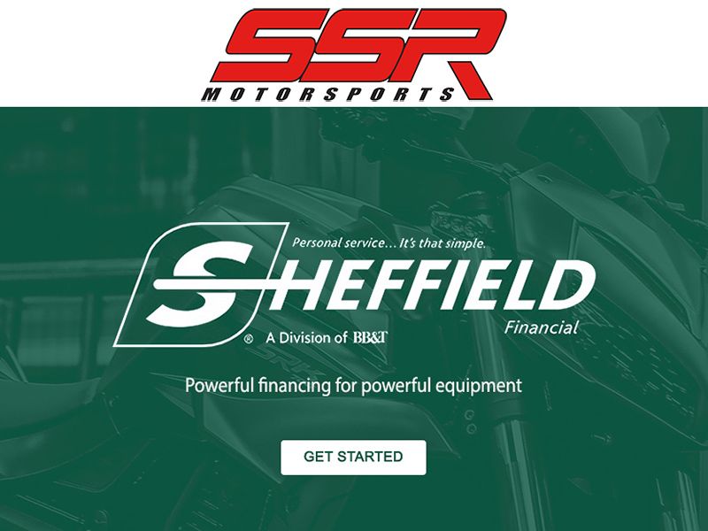 SSR Motorsports - Sheffield Financial