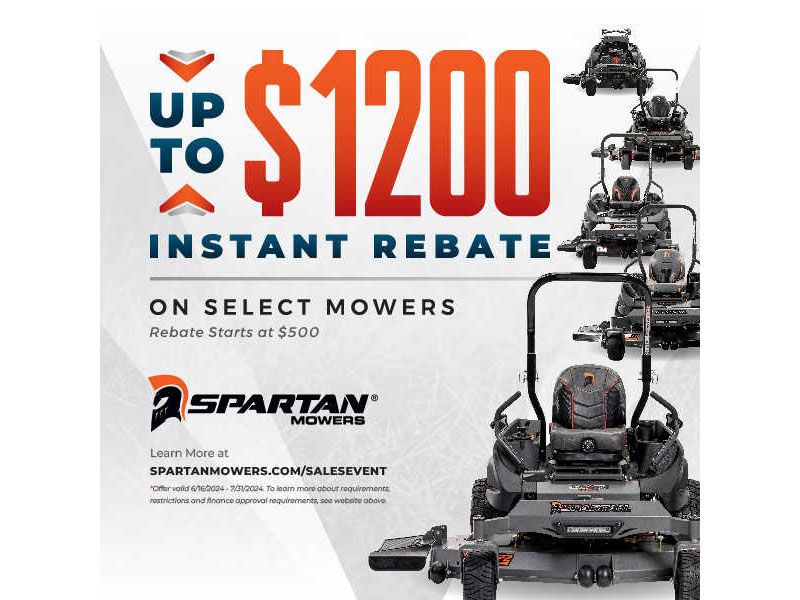 Spartan Mowers - Extended Sales Event