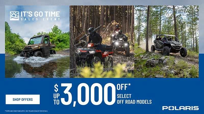 Polaris - Up To $3000 Off Select Off Road Models