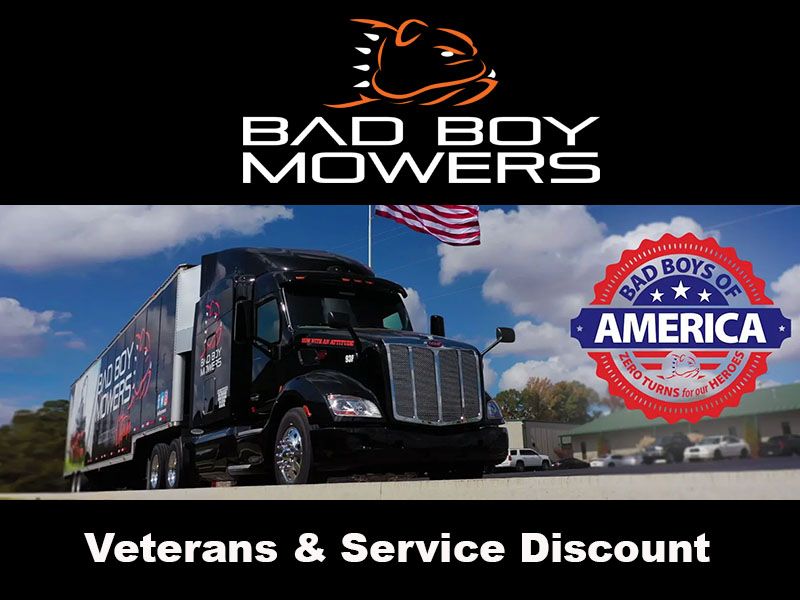 Bad Boy Mowers - Veterans & Service Discount