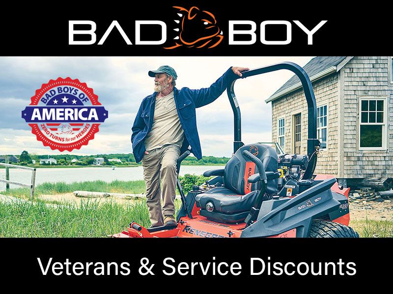 Bad Boy Mowers - Veterans & Service Discounts