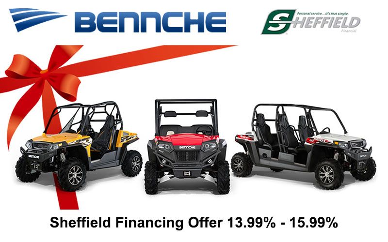 Bennche - Sheffield Financing Offer 13.99% - 15.99%
