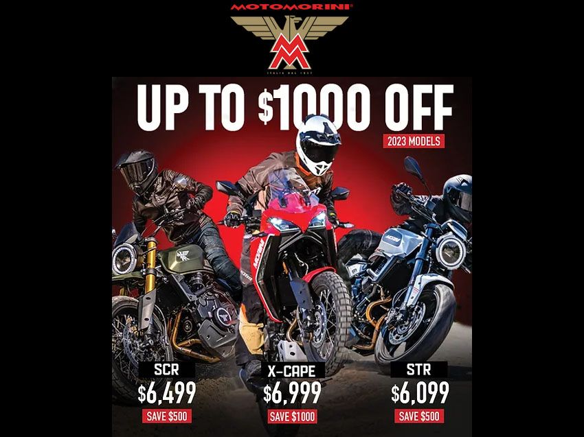 Moto Morini - Up to $1,000 Off