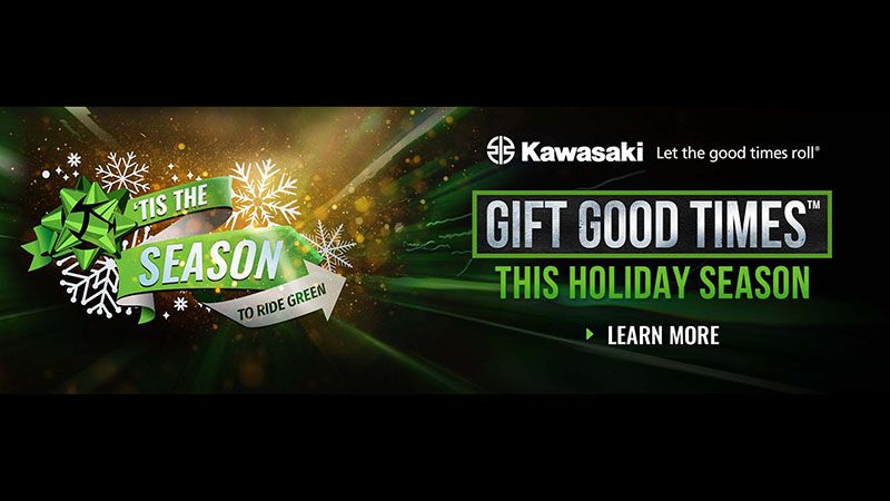 Kawasaki - Tis the Season to Ride Green