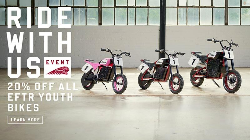 Indian Motorcycle - 20% Off All eFTR Youth Bikes