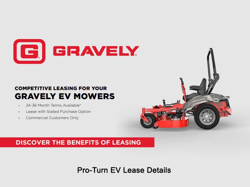 Gravely USA - Pro-Turn EV Lease Details