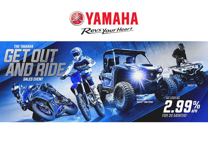  Yamaha - Get Out And Ride Sales Event - ATV