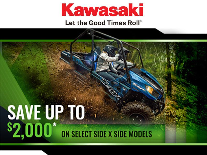Kawasaki - Save Up to $2,000 on Select Side x Side Models