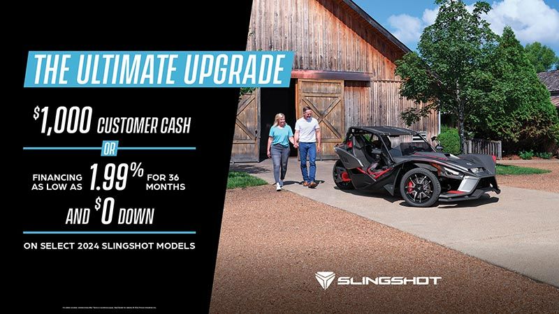 Slingshot - Up to $1,000 Customer Cash 2024 Model Year Slingshot