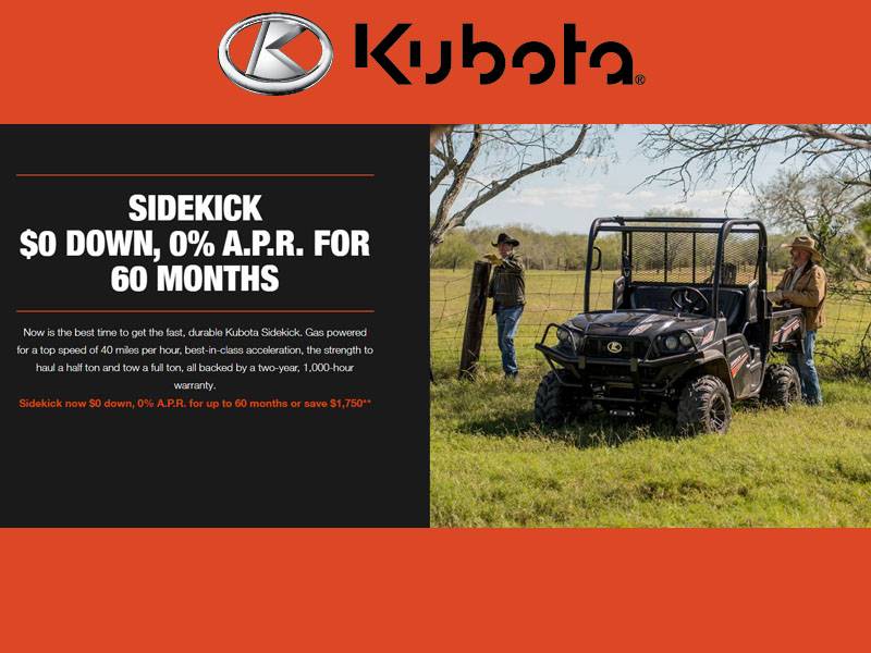 kubota sidekick gas pedal upgrade