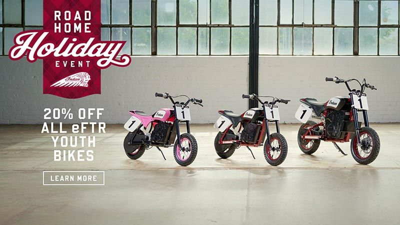 Indian Motorcycle - 20% Off All eFTR Youth Bikes