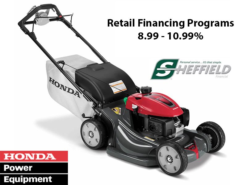 Honda Power Equipment - Retail Financing Programs 8.99 - 10.99%