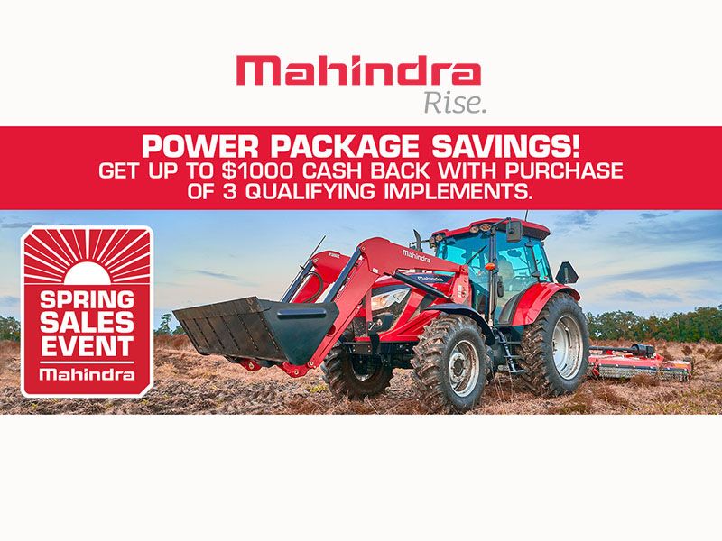  Mahindra - Power Package Saving!