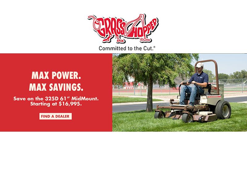 Grasshopper - Max Power. Max Savings.