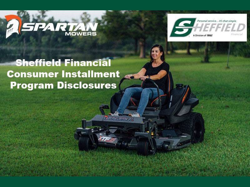 Spartan Mowers - Sheffield Financial Consumer Installment Program Disclosures