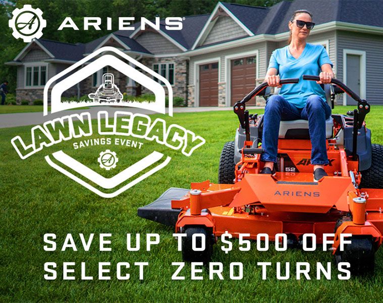 Ariens USA Lawn Legacy Savings Event Promotion Ariens USA