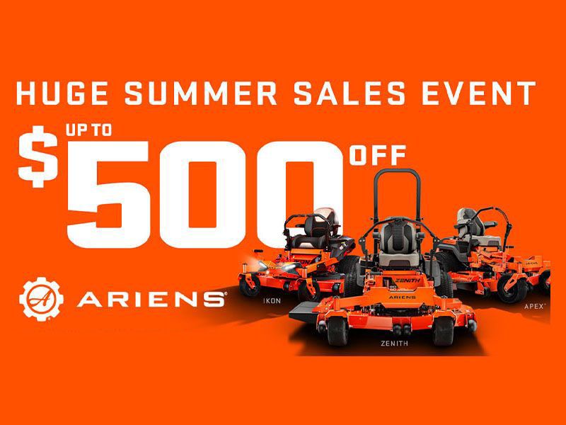 Ariens USA - Huge Summer Sales Event