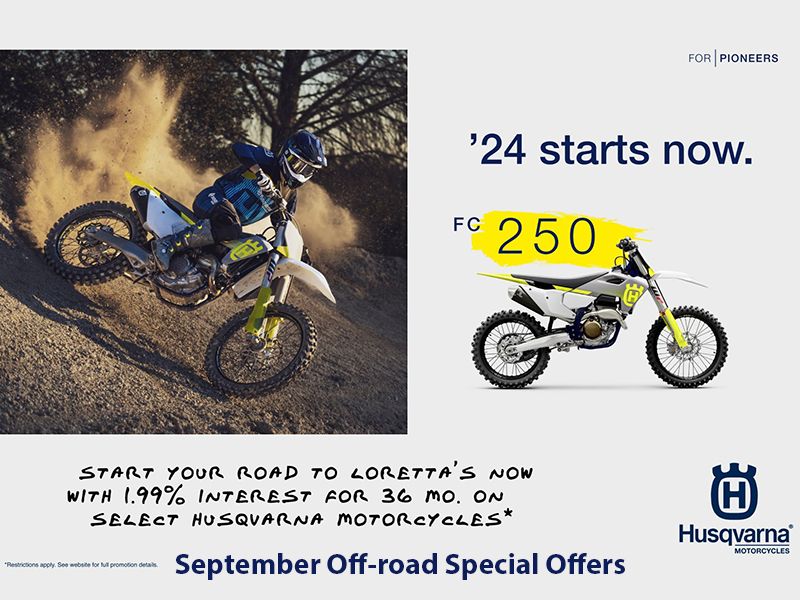 Husqvarna - September Off-road Special Offers