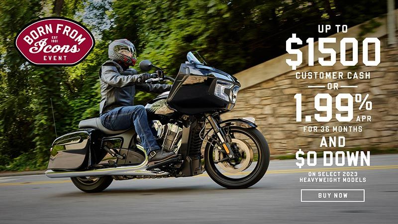 Indian Motorcycle - 2023 Bagger/Touring Up to $1,500 Customer Cash