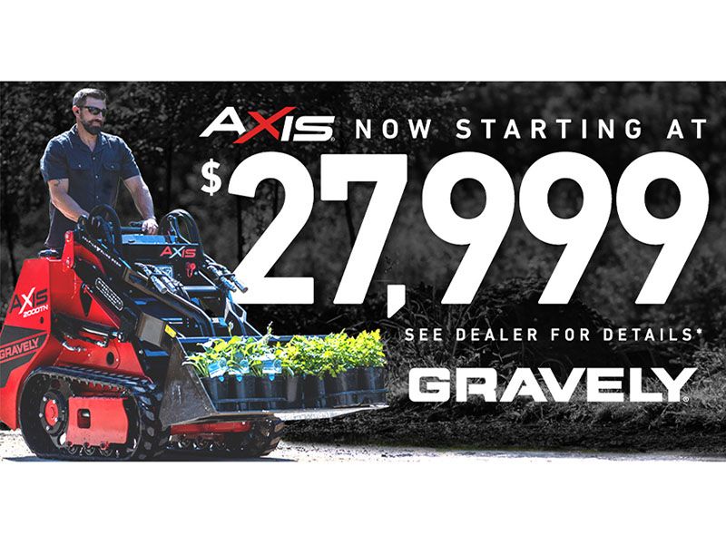 Gravely USA - New Gravely Axis Pricing