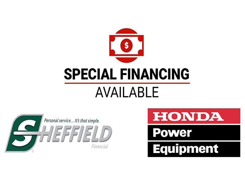 Honda Power Equipment - Special Financing Available