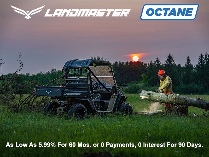 Landmaster - As Low As 5.99% For 60 Mos. or 0 Payments, 0 Interest For 90 Days. Octane