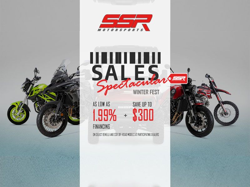 SSR Motorsports - Sales Spectacular Winter Fest