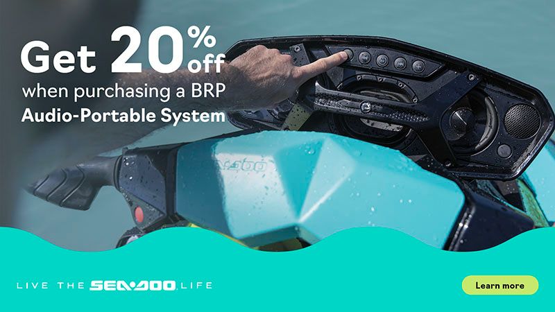 Sea-Doo - Get 20% off when purchasing a BRP Audio-Portable System