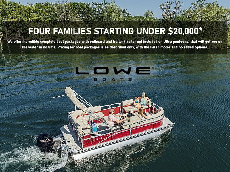 Lowe - Four Boat Families Starting Under $20,000*