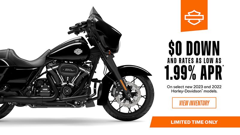 Harley-Davidson Harley Davidson - $0 Down And Rates AS Low As 1.99% APR