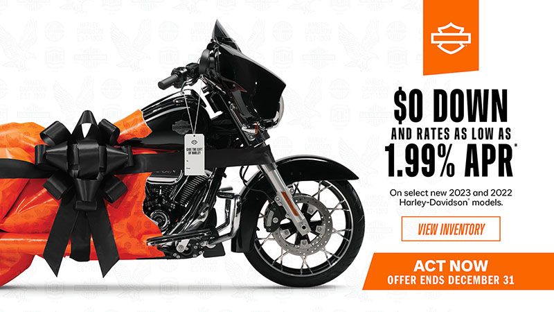 Harley-Davidson Harley Davidson - $0 Down And Rates As Low As 1.99% APR