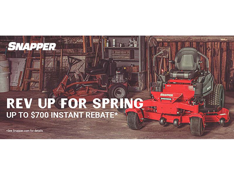 Snapper - Rev Up for Spring - Up to $700 Instant Rebate
