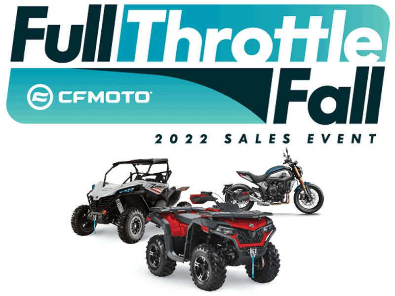  CFMOTO - Full Throttle Fall Sales Event