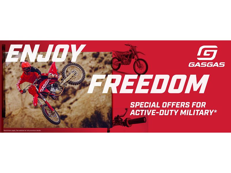 Gas Gas - Enjoy Freedom: Special Offers Available To Active Military*