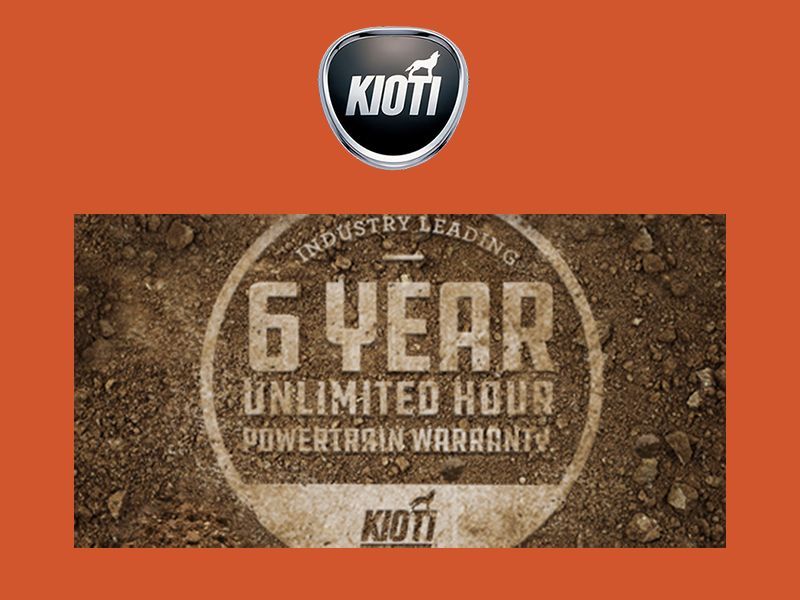 Kioti - 6 Year Unlimited Hour Warranty