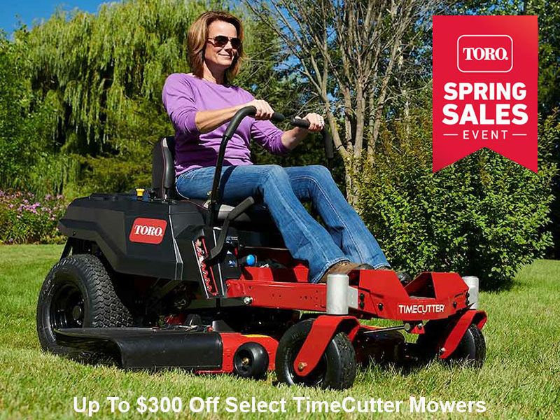 Toro - Spring Sales Event Up To $300 Off Select TimeCutter Mowers