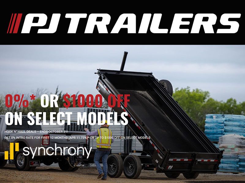 PJ Trailers - 0% or $1000 Off on Select Models