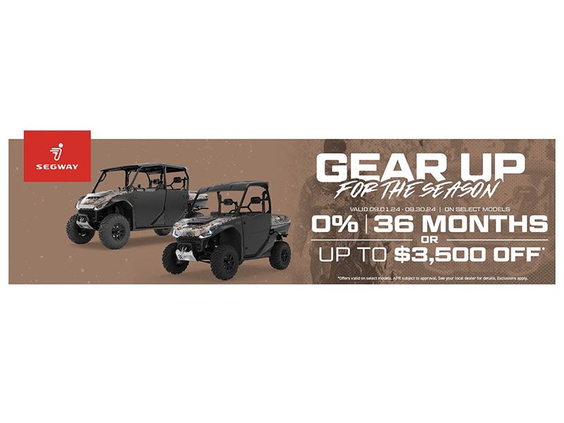 Segway Powersports - Gear Up For The Season