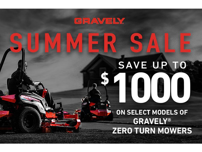 Gravely USA - Summer Sale