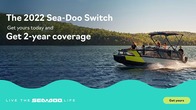 Sea-Doo - Get 2-Year Coverage On Select 2022 Sea-Doo Switch models