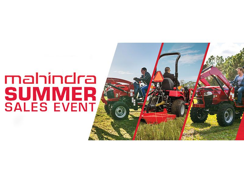 Mahindra - Summer Sales Event Offer