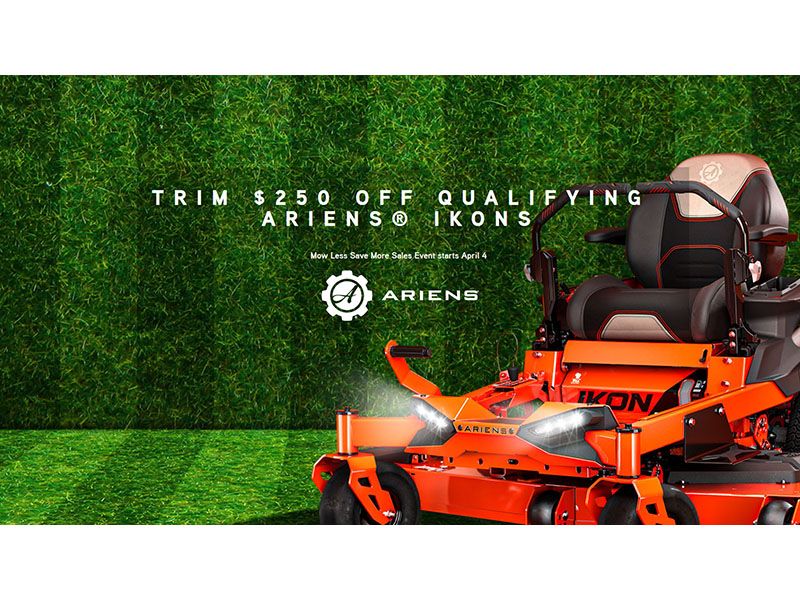 Ariens USA - Mow Less Save More Sales Event