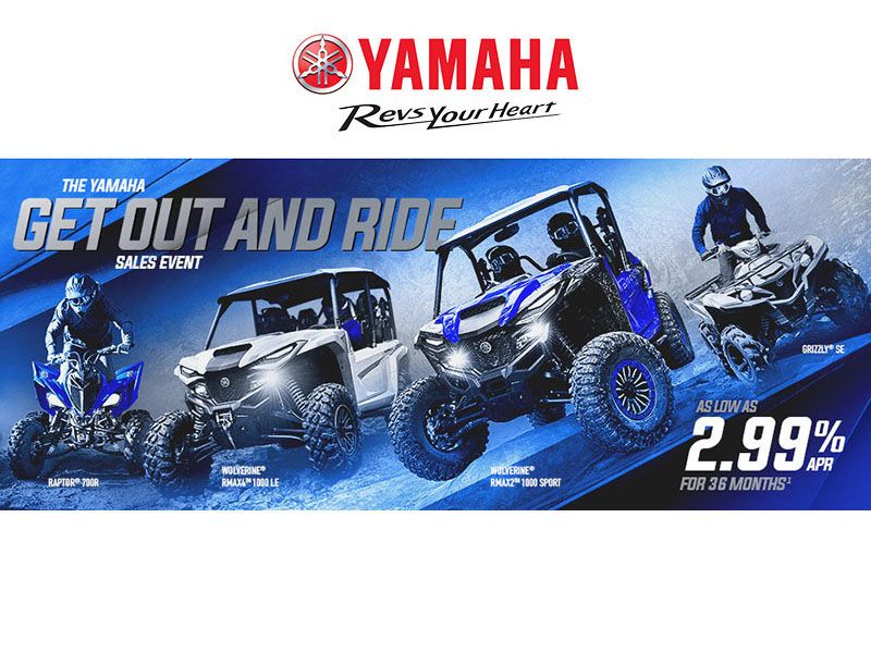Yamaha Motor Corp., USA Yamaha - Get Out And Ride Sales Event - SxS