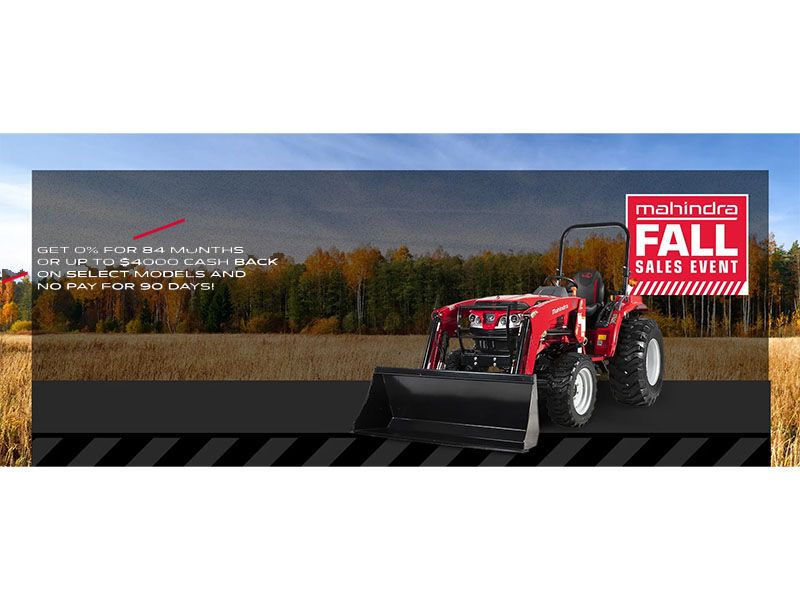 Mahindra - Fall Sales Event