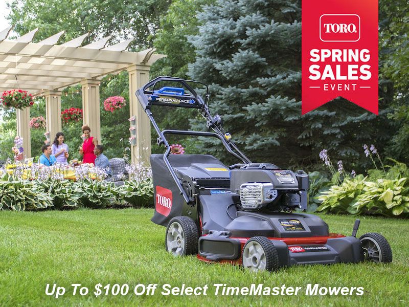 Toro - Spring Sales Event Up To $100 Off Select TimeMaster Mowers