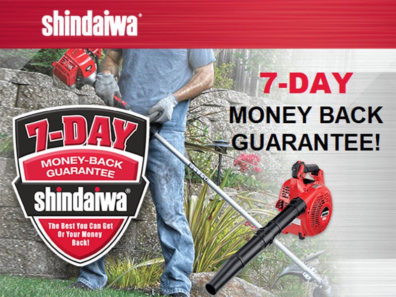 Shindaiwa - 7 Day Money Back Guarantee!