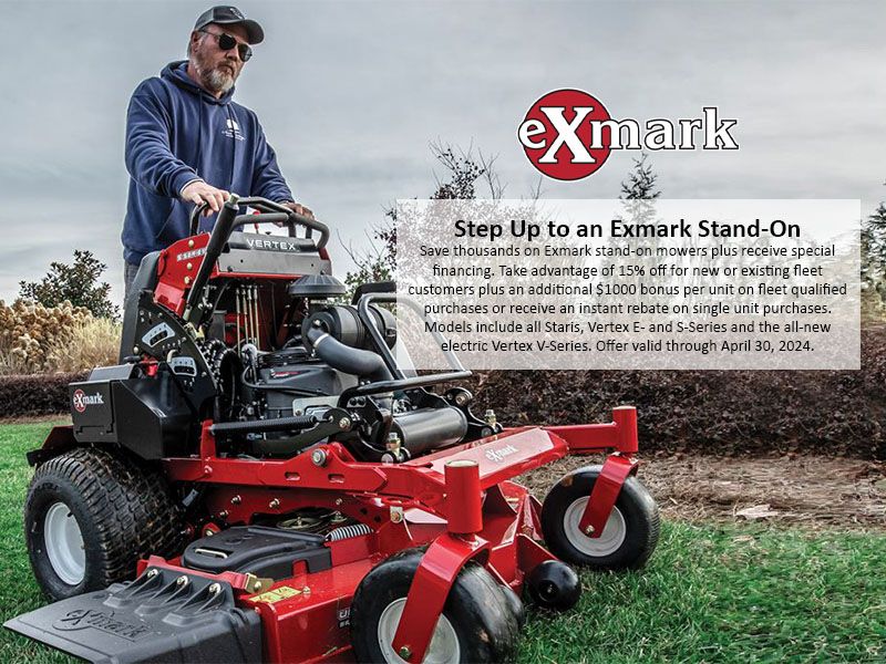 Exmark - Save Thousands on Exmark Stand-On Mowers