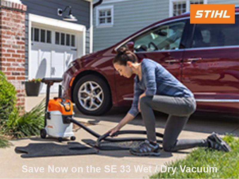 Stihl - Save Now on the SE 33 Wet / Dry Vacuum