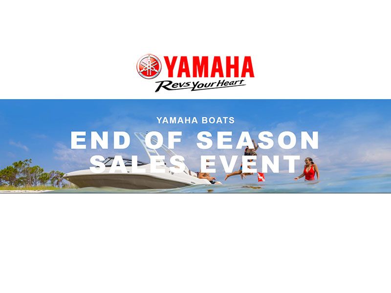  Yamaha - End of Season Sales Event - Boats